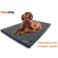 Large Grey Comfort Orthopedic Memory Foam Dog Bed